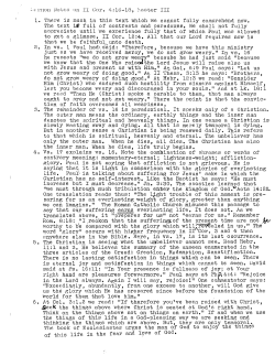 1. There is much in this text which we cannot fully comprehend now