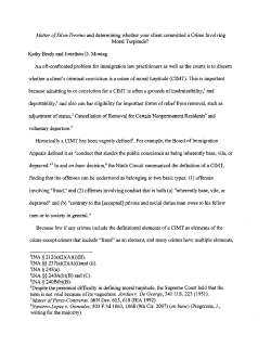 Moral Turpitude Article
