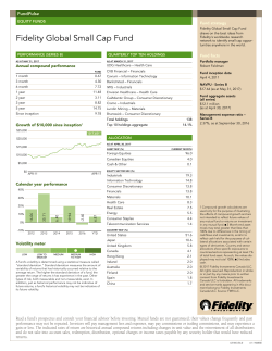 Fidelity Global Small Cap Fund