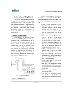 Keyboard Scan (Polling Method)