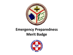 Emergency Preparedness Merit Badge