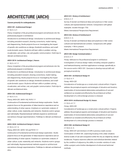 Architecture (ARCH) - Iowa State University Catalog