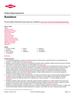 Butadiene - Dow Chemical