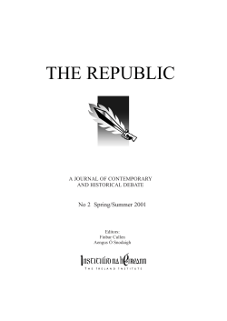 the republic - The Ireland Institute