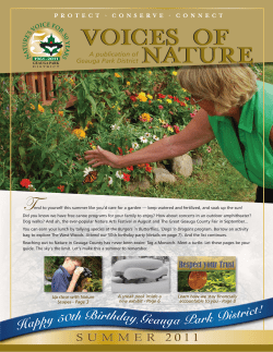 new summer issue of Voices of Nature