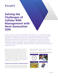Solving the Challenges of Cellular RAN Management with Next