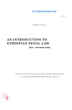 Philippe Graven Criminal Law