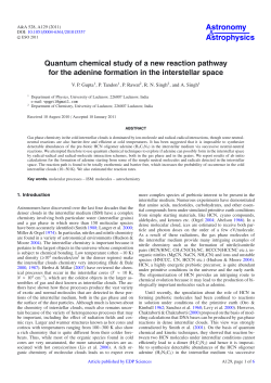 Quantum chemical study of a new reaction pathway for the adenine