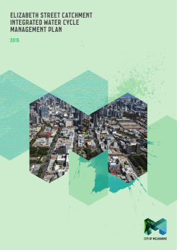 Elizabeth Street Catchment Integrated Water Cycle Management