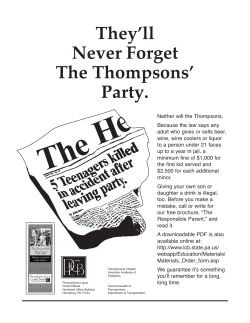 PennDOT - Back Cover