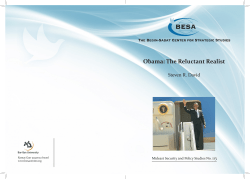 Obama: The Reluctant Realist - Begin
