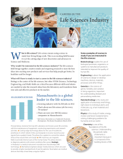 Careers in the Life Sciences Industry