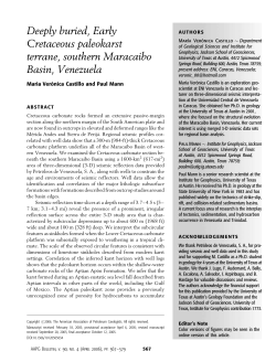 Deeply buried, Early Cretaceous paleokarst terrane