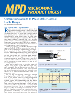 Current Innovations In Phase Stable Coaxial