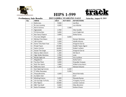 2015 LQHBA SALE 1