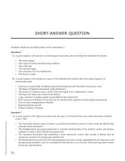 SHORT-ANSWER QUESTION
