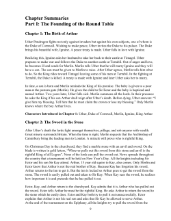9 Uther Pendragon fights not only against invaders but against his
