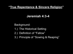 Jeremiah 4:3-4