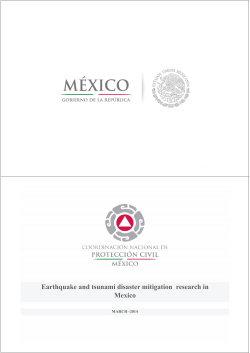 Earthquake and tsunami disaster mitigation research in Mexico