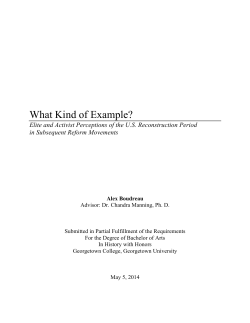 Boudreau Thesis - Georgetown University