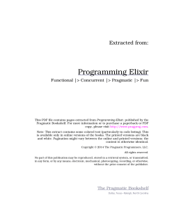 Programming Elixir