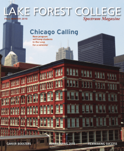 Fall-Winter 2010 - Lake Forest College