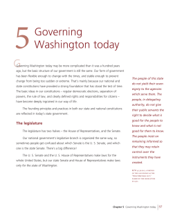 Governing Washington Today File - Educational Service District 113
