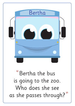 Bertha Bus Alliteration Set