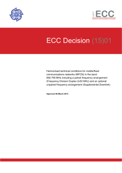 ECC/DEC/(15)01 - ECO Documentation Database