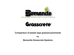Bomanite Grasscrete vs Competitors Comparison