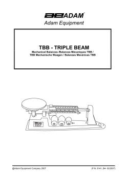 Adam Equipment TBB - TRIPLE BEAM