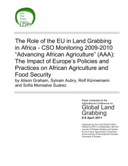 Global Land Grabbing