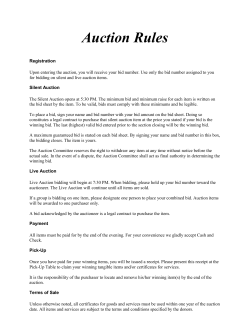 Auction Catalog - St. Patrick School