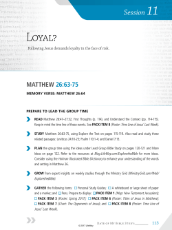 Loyal? - South Tulsa Baptist Church