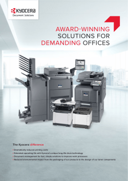 award-winning solutions for demanding offices