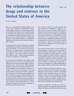 The relationship between - United Nations Office on Drugs and Crime