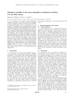 Simulated variability in the mean atmospheric meridional circulation