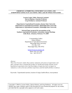 CREDENCE ATTRIBUTES, CONSUMER