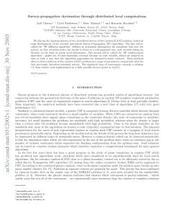 Survey-propagation decimation through distributed local computations