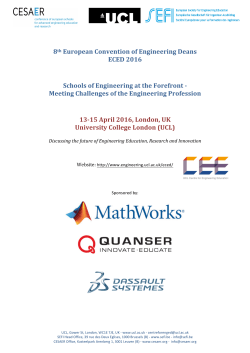 8th European Convention of Engineering Deans