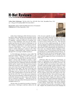 Andrea Tuttle Kornbluh on The Rise of the City, 1878-1898 - H-Net