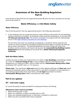 Part G awareness document