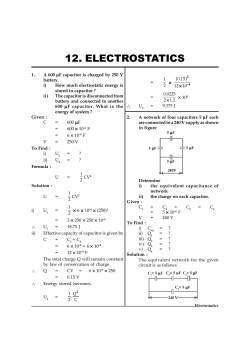 Electrostatics - Mahesh Tutorials Science