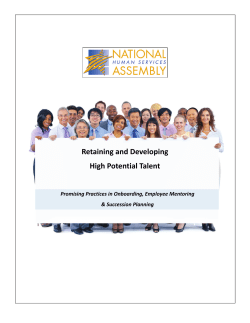 Retaining and Developing High Potential Talent