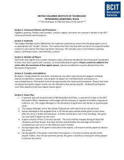 Rules 3 vs 3 Basketball