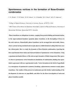 Spontaneous vortices in the formation of Bose