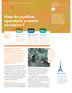 corrosion - About Pipelines