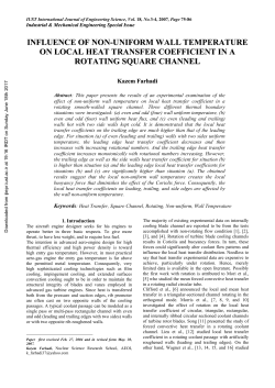 Influence of Non-Uniform Wall Temperature on Local Heat Transfer