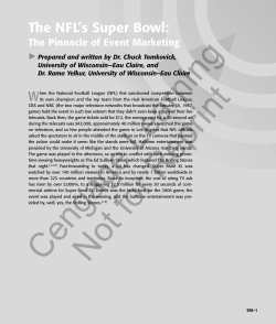 The NFL`s Super Bowl