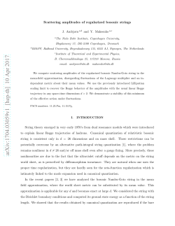 Scattering amplitudes of regularized bosonic strings